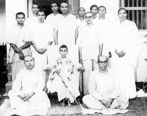 Swami Vireswarananda at Puri Mission Ashrama